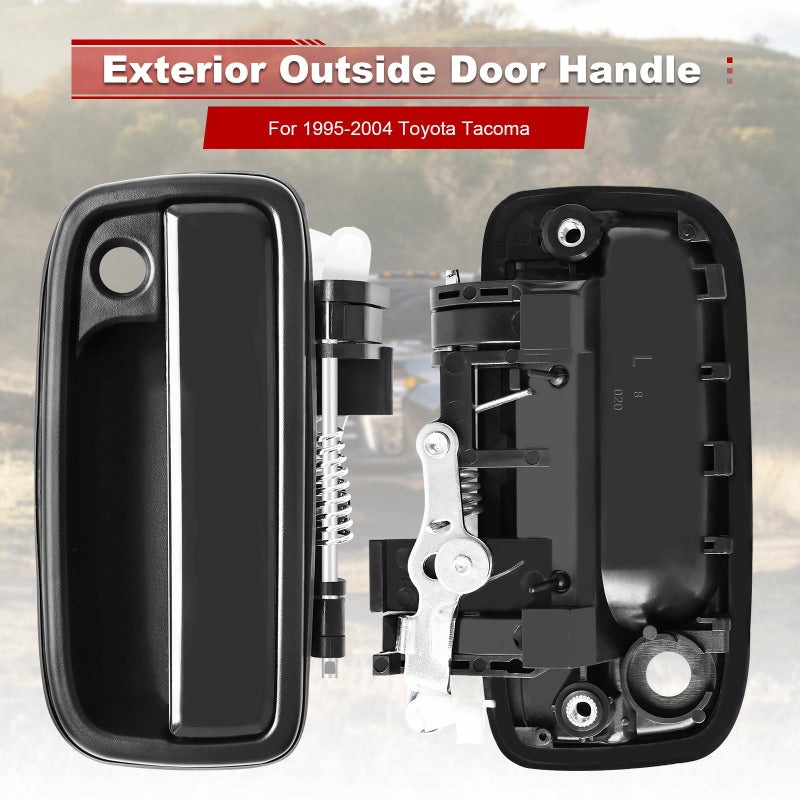 FAERSI Outside Exterior Door Handle Front Left Driver & Right Passenger Side with Key Hole Replacements for 1995 1996 1997 1998 1999 2000 2001 2002 2003 2004 Tacoma Replace# 6922035020, 6921035020 - Image 3